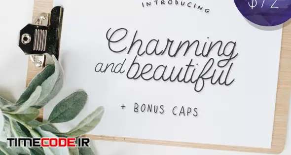 Charming And Beautiful Font