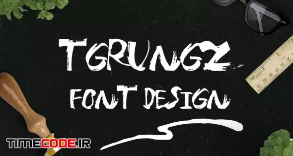T-grungz Font