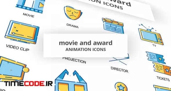 Movie & Award - Animation Icons