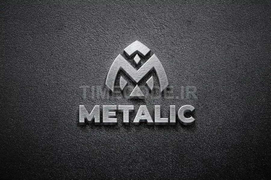 3D Metal - Mockup Logo