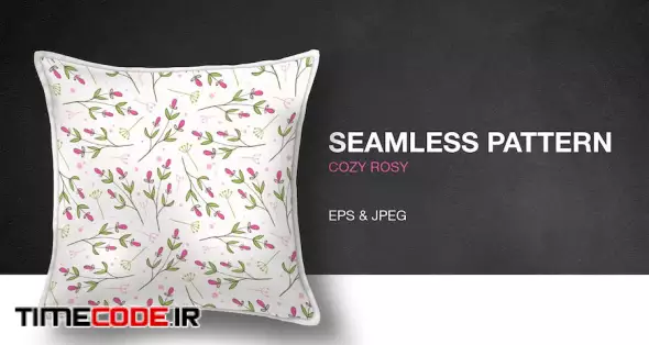 Cozy Rosy Seamless Pattern