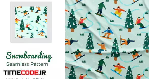 Snowboarding Pattern