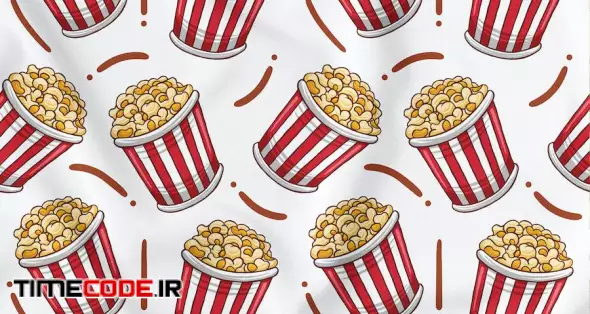 Popcorn Seamless Pattern