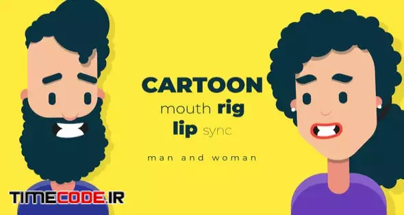 Cartoon Mouth Rig With Lip Sync