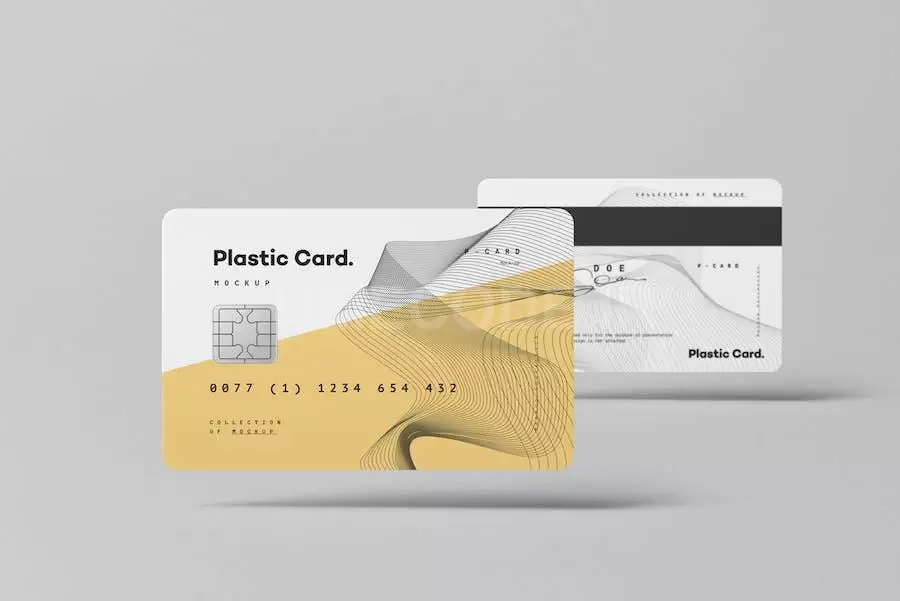 دانلود موکاپ کارت بانکی و اعتباری