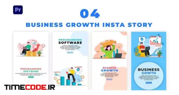 Business Growth With Programming Software Instagram Story