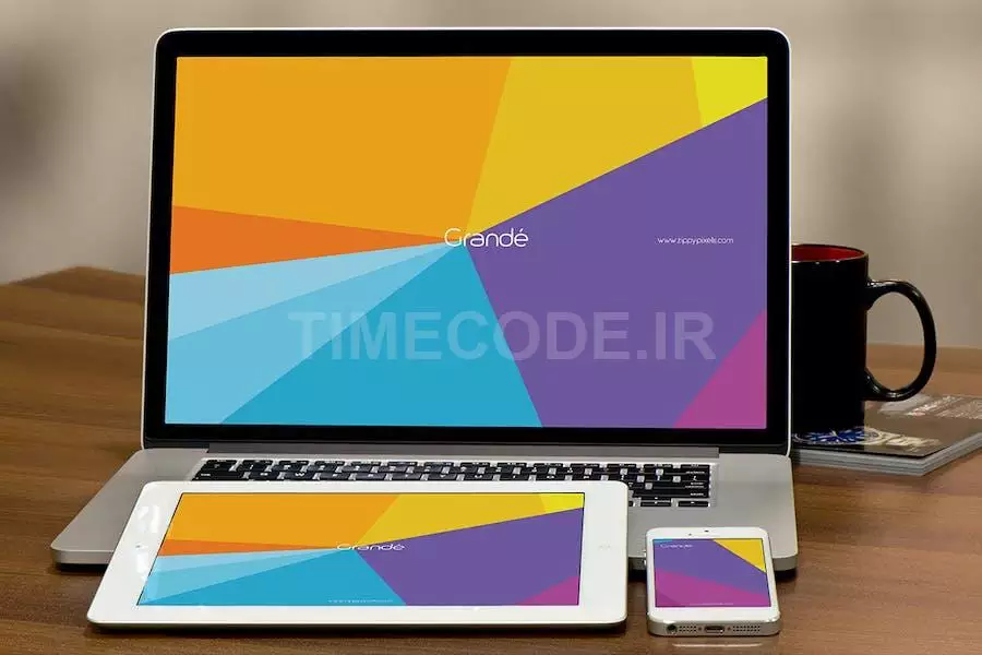 دانلود موکاپ مک بوک