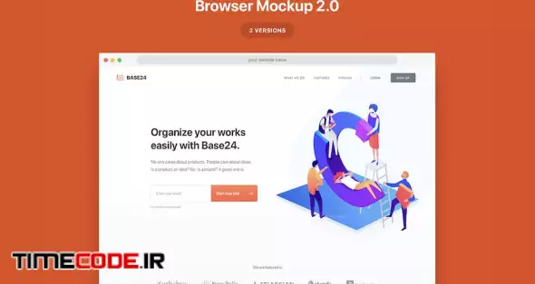 Website Browser Mockup 2.0