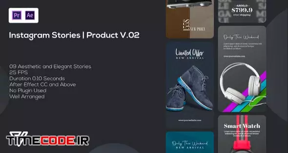 Instagram Stories | Product Promo V.02 | Suite 29 | MOGRT