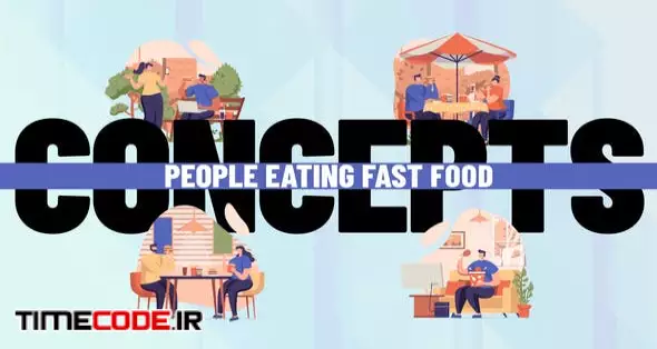 People Eating Fast Food - Scene Situation