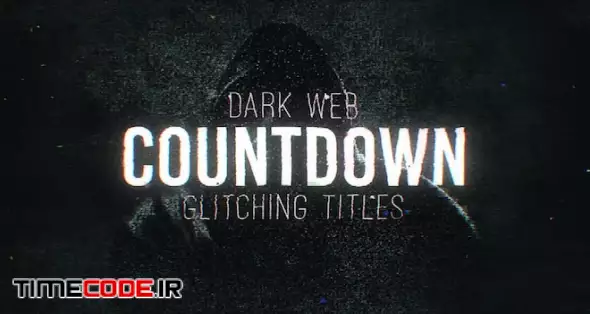 Dark Web Countdown Glitching Titles