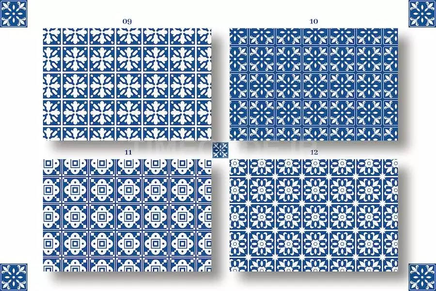 Mediterranean Seamless Pattern Collection