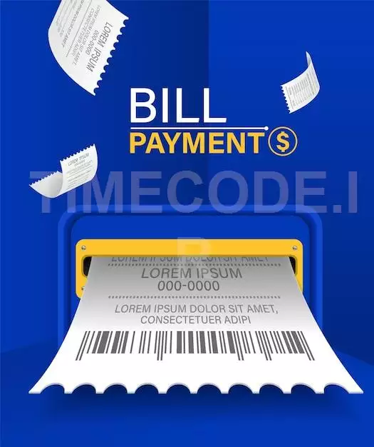 Bill Atm Template Or Restaurant Paper Financial Check Concept Paper Receiptsreceipt Payment Online