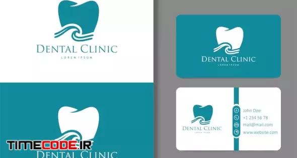 Dental Clinic Logo Design And Business Card Template