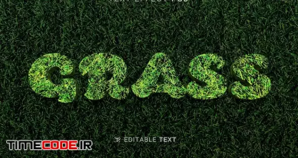Grass Text Effect
