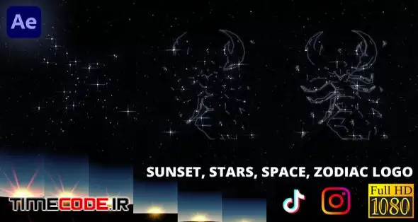 Dream Constellation - Space Logo Reveal
