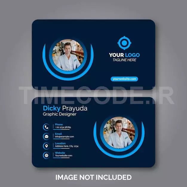 Set Of Modern Business Card Design Template