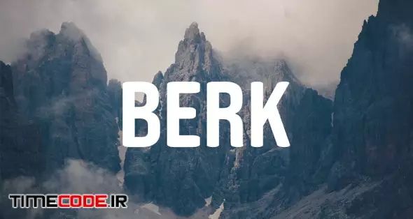 BERK - Unique Display / Headline Typeface