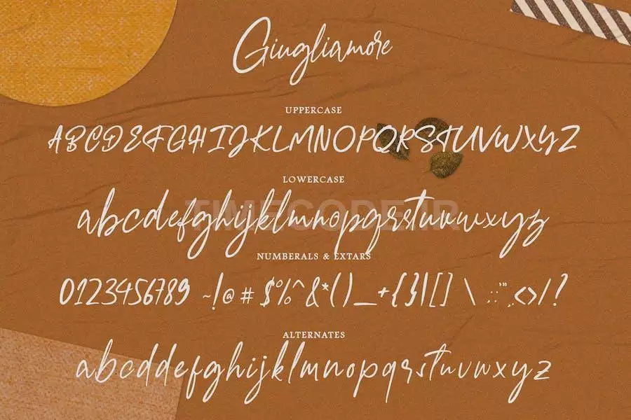 Giugliamore Handwriting Font
