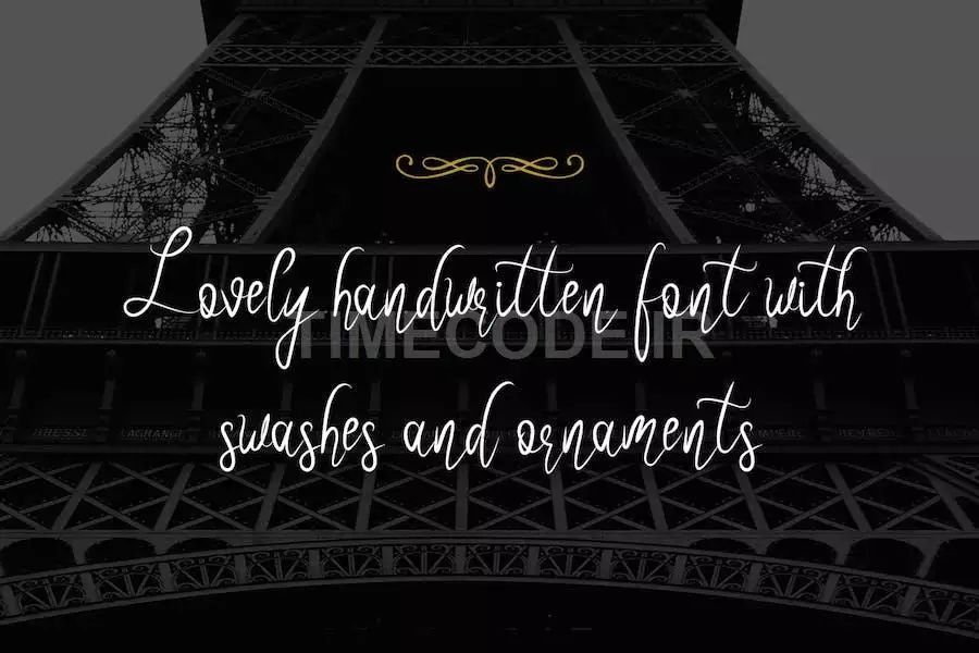 Roselind Handwritten Font With Swashes & Ornaments