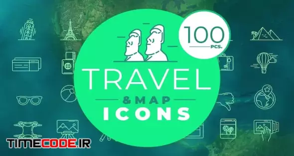 Travel & Map Icons