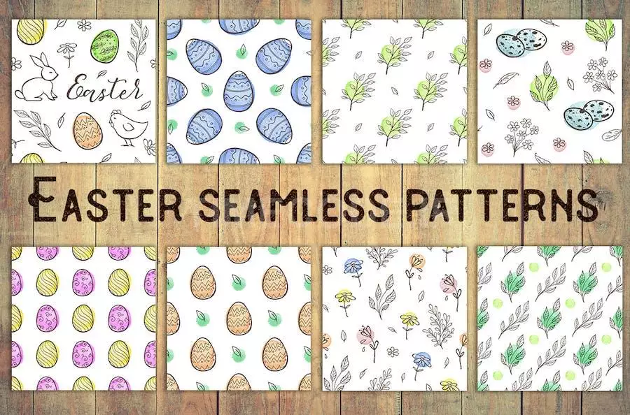 Easter Design Elements And Patterns