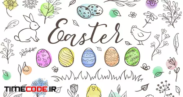 Easter Design Elements And Patterns