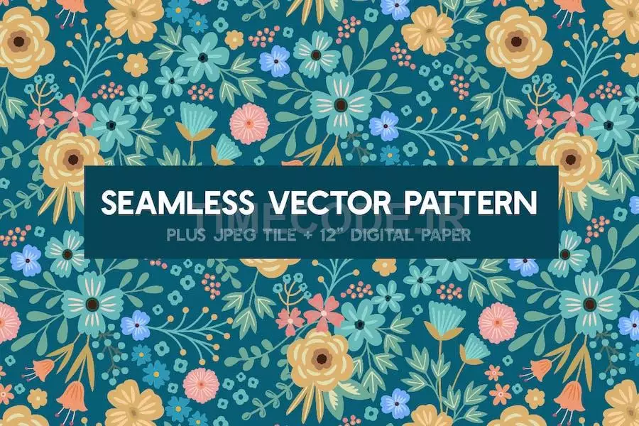 Bold New Summer Seamless Vector Pattern
