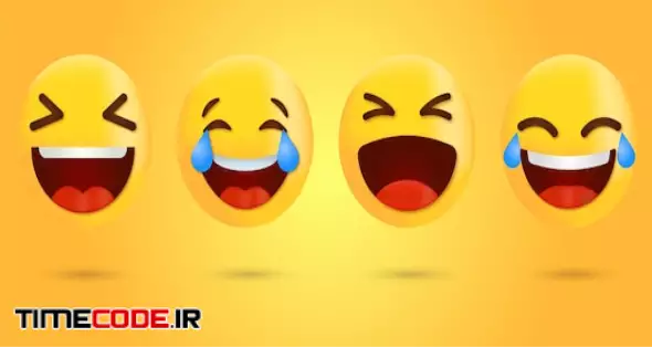 Laughing Emoji With Tears - Emoticon With Tears Of Joy - Happy Emoji - Funny Emotion