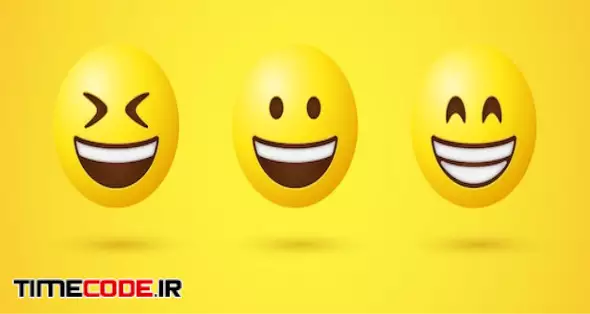 Smiley Emoji Face With Smiling Eyes In 3d Rendering