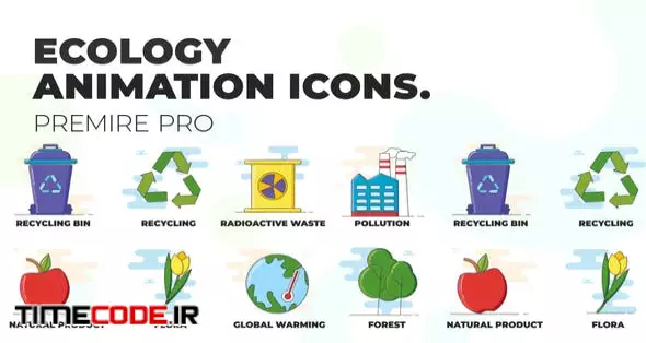 Ecology - Animation Icons (MOGRT)