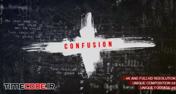 Confusion Titles/ Movie And Film Text Intro/ Coronavirus COVID-19/ Trailer Crime Story/ Police & Spy