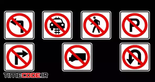 Restricted Road Sign Pack