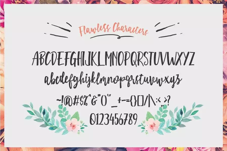 فونت Script دانلود فونت انگلیسی پیوسته دست نویس Flawless Script – تایم کد