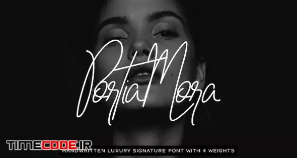 Portia-Mora Handwritten Luxury / Signature Font