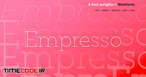 Empresso - Classic WebFont With 5 Weights