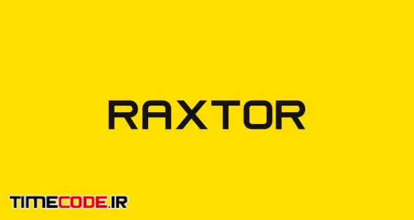 RAXTOR - Display / Headline / Logo Typeface