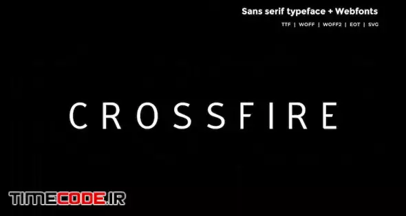 Crossfire - Modern Typeface + WebFont