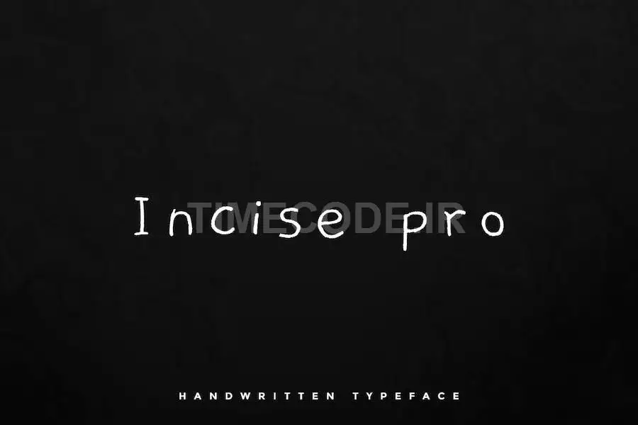Incise Pro - Handwritten Typeface + Webfont