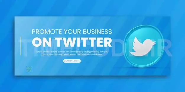 3d Render Twitter Business Promotion For Social Media Facebook Cover Design