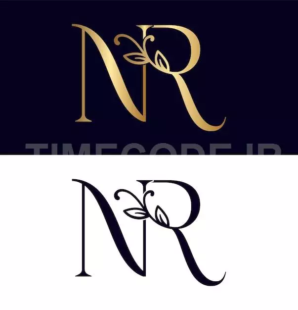 Floral Logo Nr Brand Design