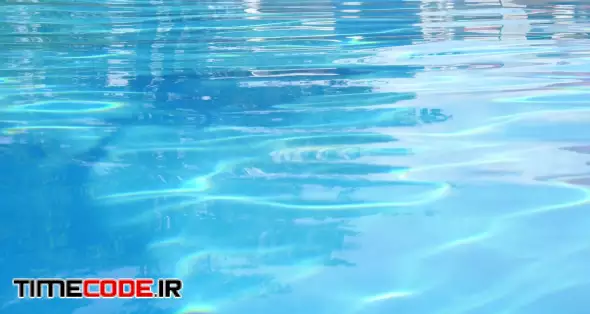 Blue Swimming Pool Surface 00:25