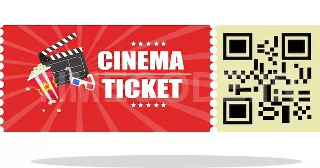 Cinema Ticket Qr Code