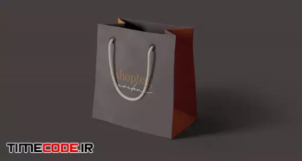 Realistic Shopping Bag Mockup