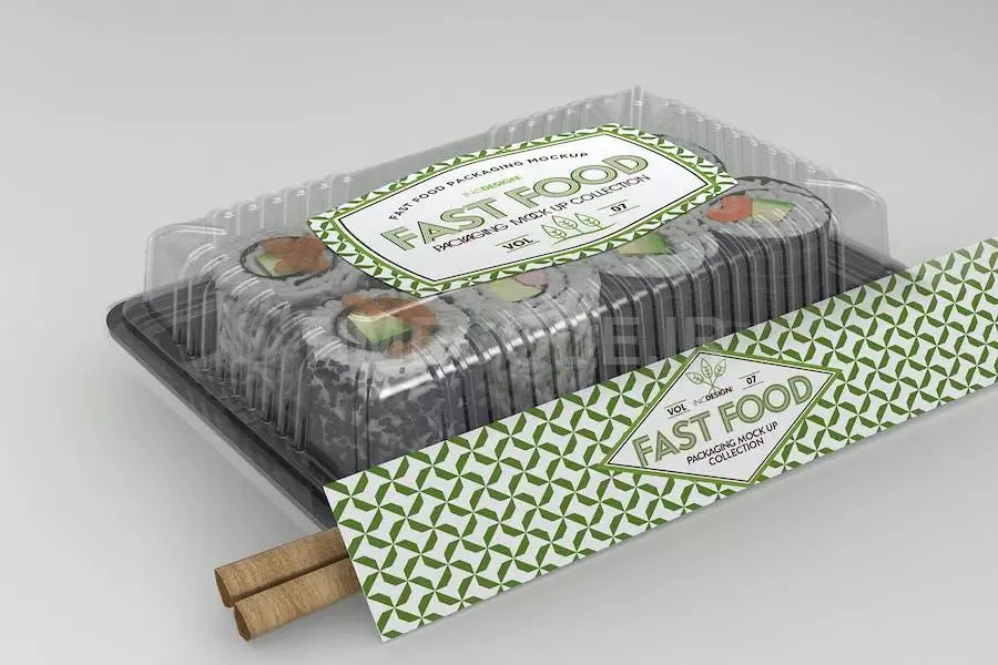 Fast Food Boxes Vol.7: Take Out Packaging Mockups