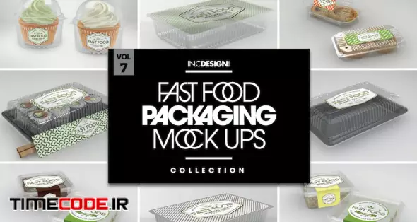 Fast Food Boxes Vol.7: Take Out Packaging Mockups