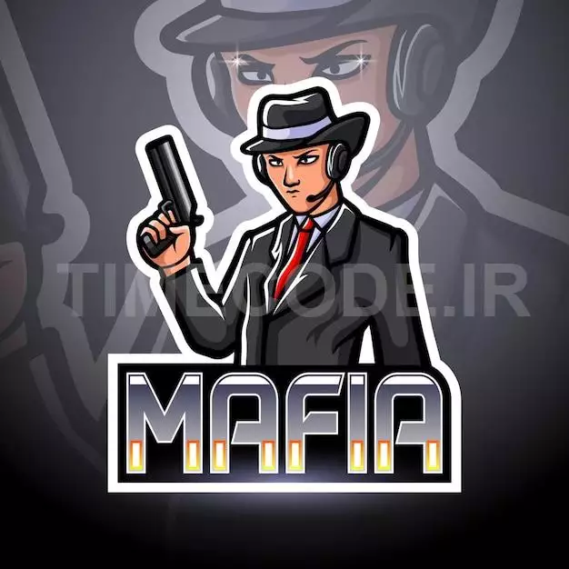 Mafia Esport Logo Mascot Design