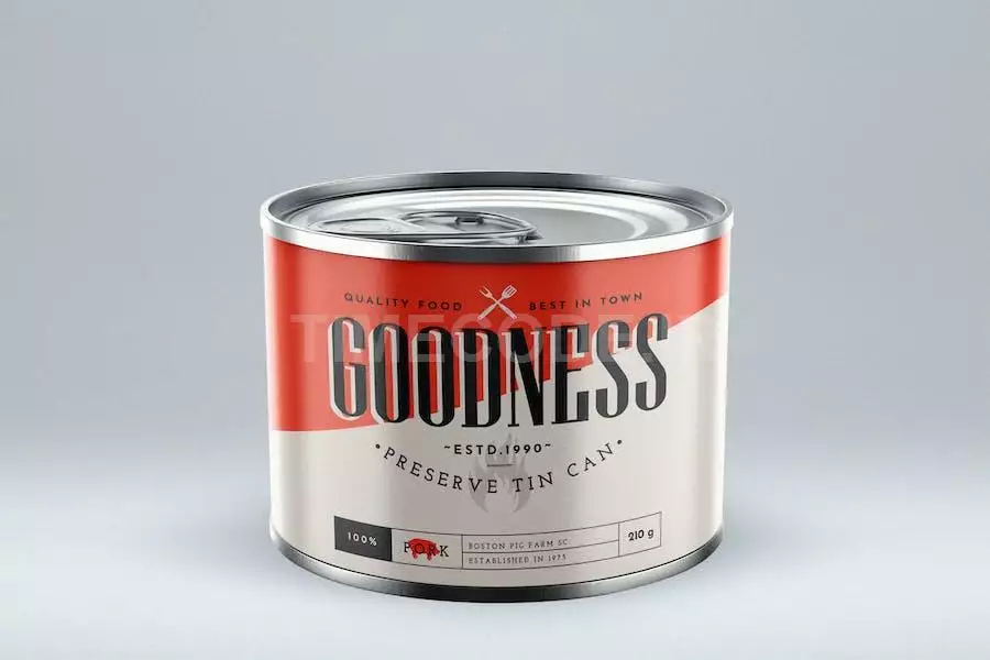 Preserve Tin Can Mock-Up