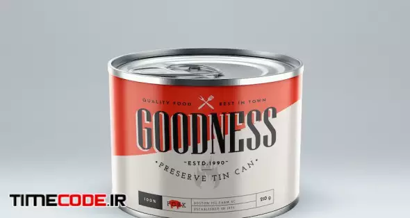 Preserve Tin Can Mock-Up