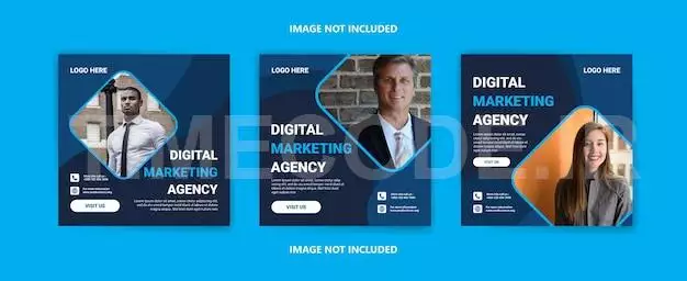 Digital Business Marketing Banner For Social Media Post Template